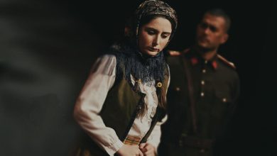 نمایش دایره گچی قفقازی